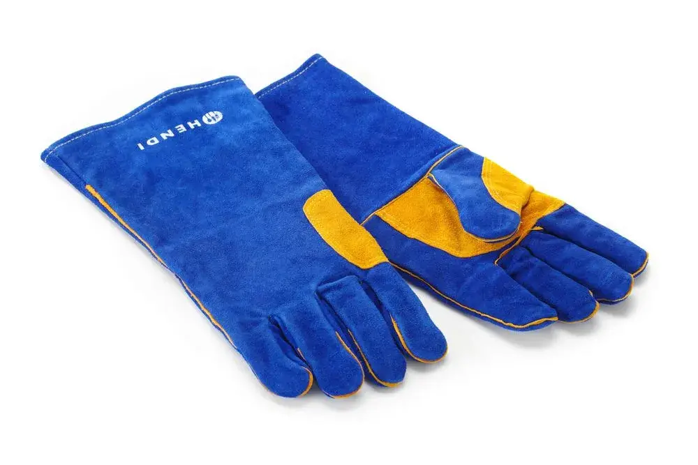 Hittebestendige handschoenen, leer - Main Image