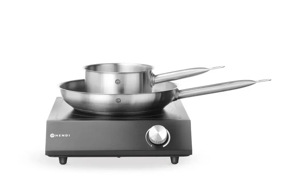 Set: Inductie kookplaat 3500W + steelpan + koekenpan - Main Image