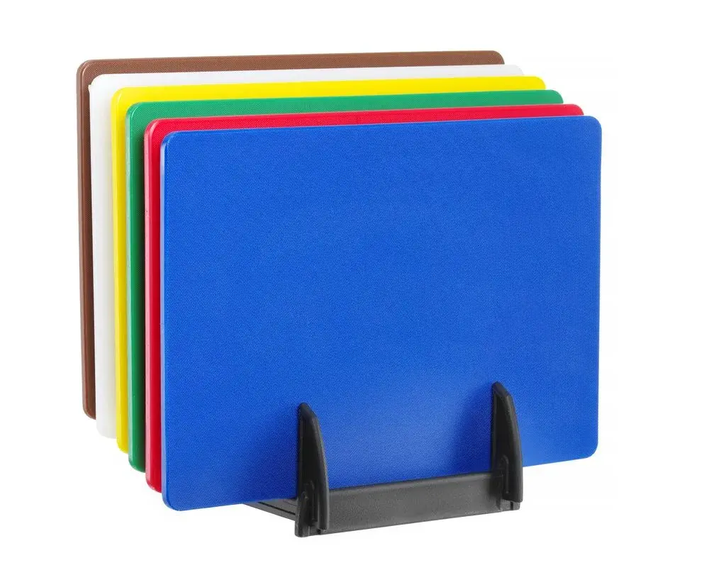 Set van 6 HACCPsnijplanken met rek - Main Image