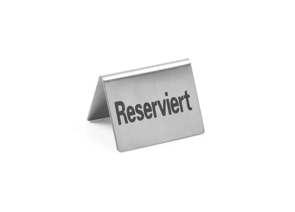 Tafelstandaard Gereserveerd - 4 st. - Main Image