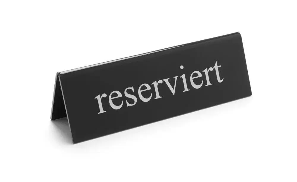 Tafelstandaard gereserveerd - Main Image