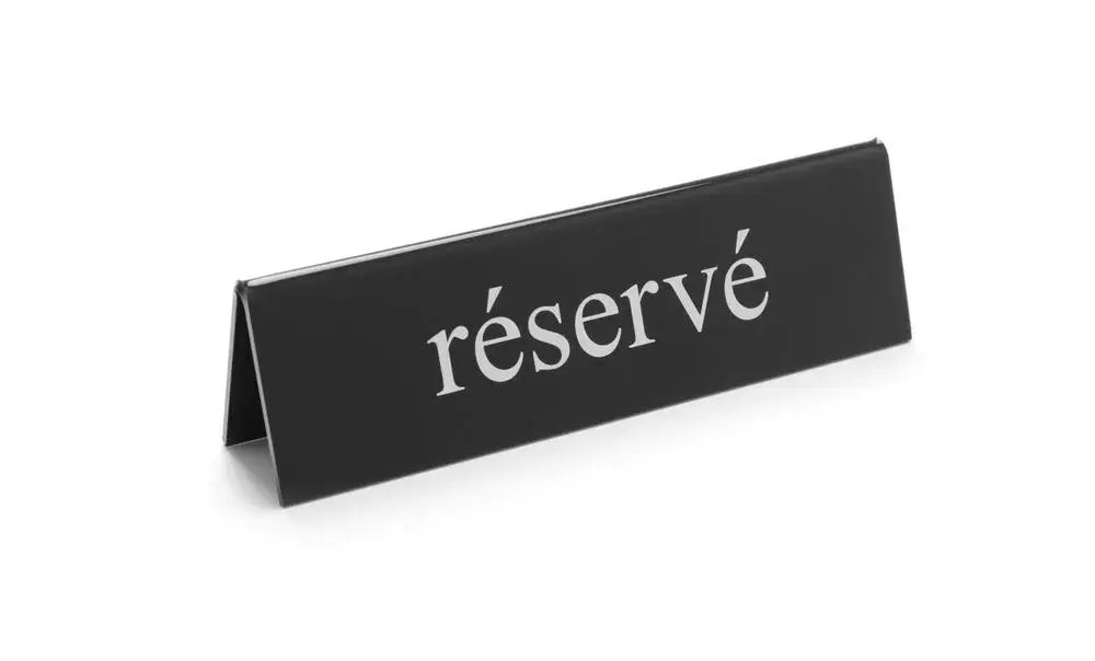 Tafelstandaard gereserveerd - Main Image