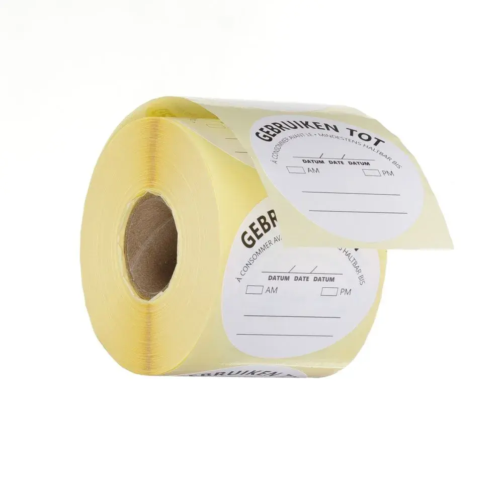 Voedselveiligheidsstickers, multifunctioneel, eenvoudig verwijderbaar, “GEBRUIKEN TOT” - Main Image