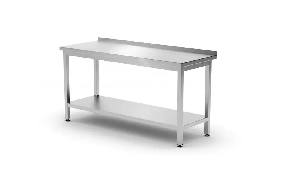 Wandtafel met plank – geschroefd, diepte 600 mm - Main Image