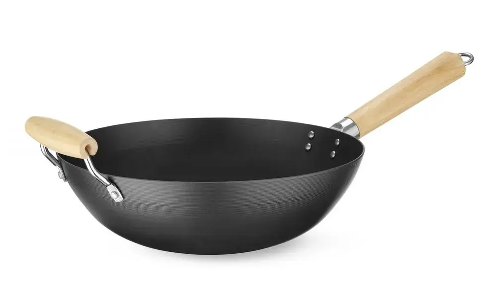 Wok met houten handvat - Main Image