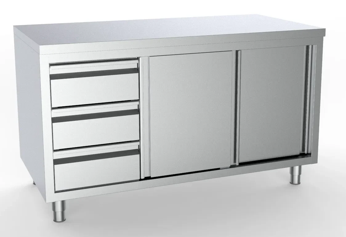 700 WERKTAFEL SCHUIFDEUREN LADEN LINKS 1800 - Main Image