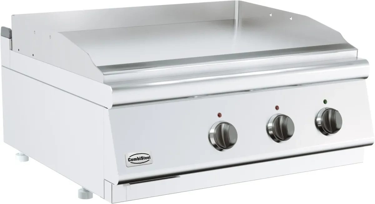 BASE 700 BAKPLAAT ELEK. CHROOM DUBBEL TAFELMODEL - Main Image