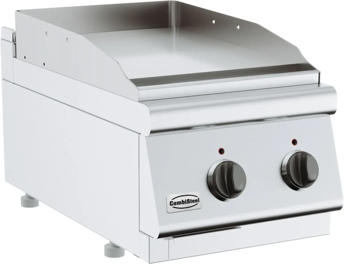 BASE 700 BAKPLAAT ELEK. CHROOM ENKEL TAFELMODEL - Main Image