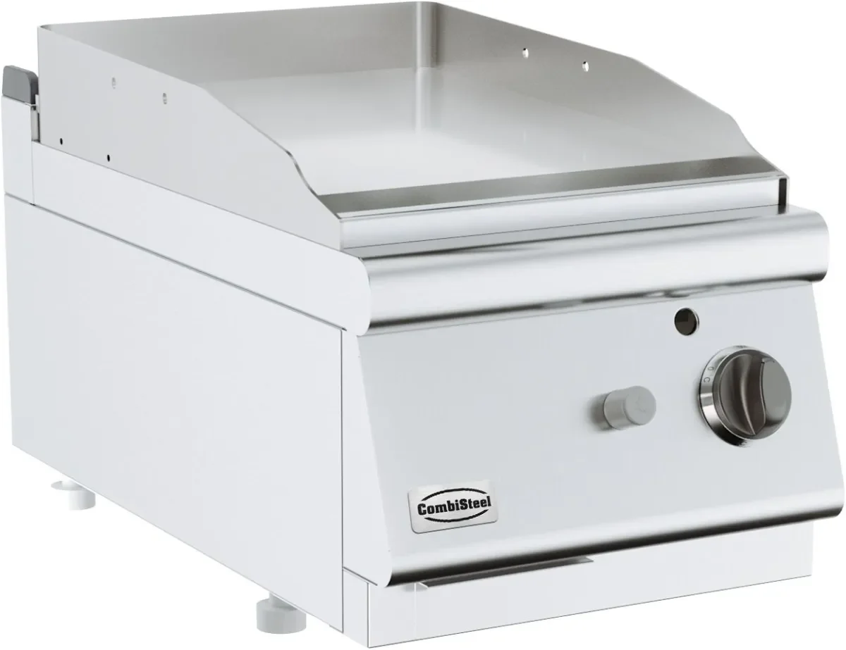 BASE 700 GASBAKPLAAT CHROOM ENKEL TAFELMODEL - Main Image