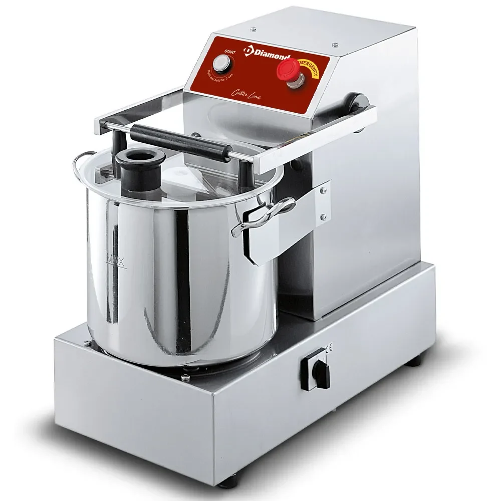 Cutter in R.V.S., 15 liter, tafelmodel, 2 snelheden - Main Image