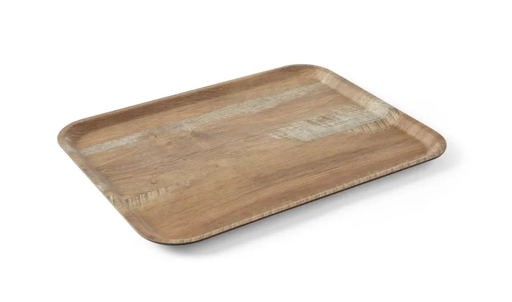 Dienblad van melamine met hout bedrukking - Main Image