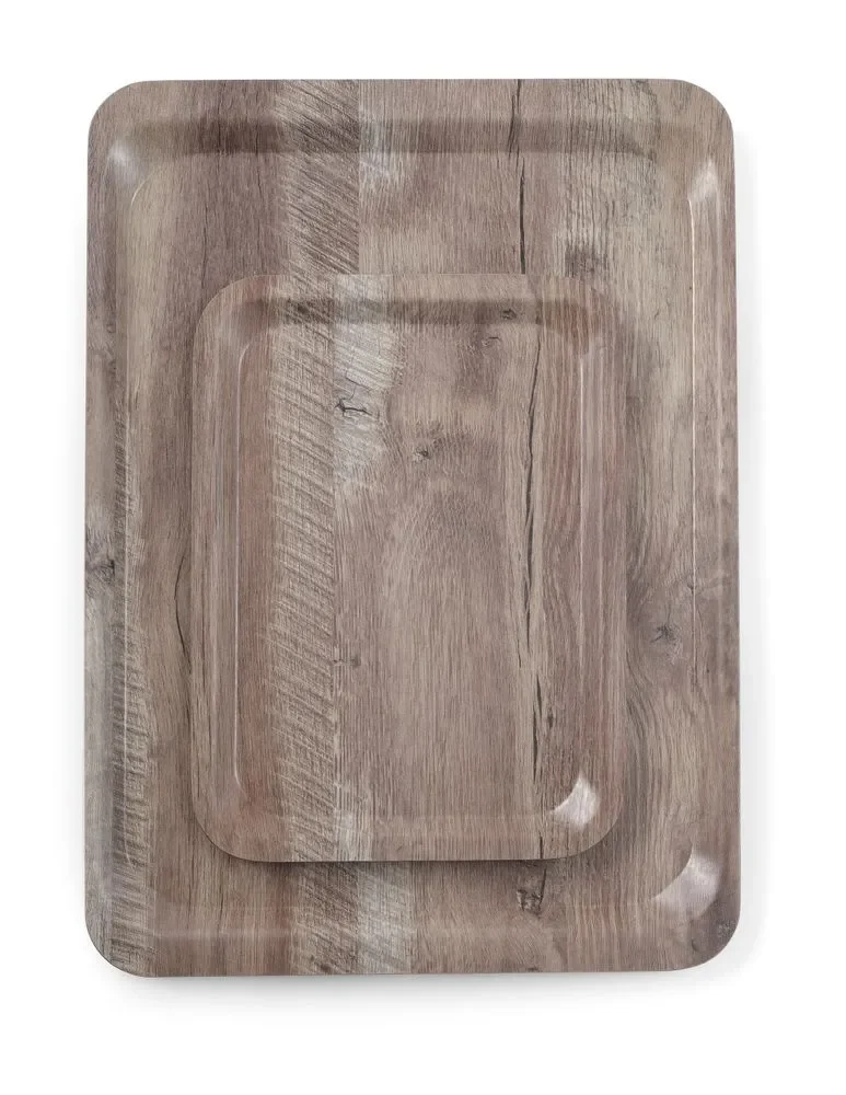 Dienblad van melamine met hout bedrukking - Main Image