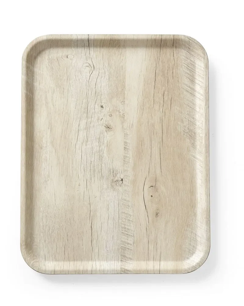 Dienblad van melamine met hout bedrukking - Main Image