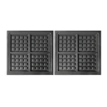 DRAAIBAAR WAFELIJZER 4ST BRUSSELSE WAFEL - Image 3