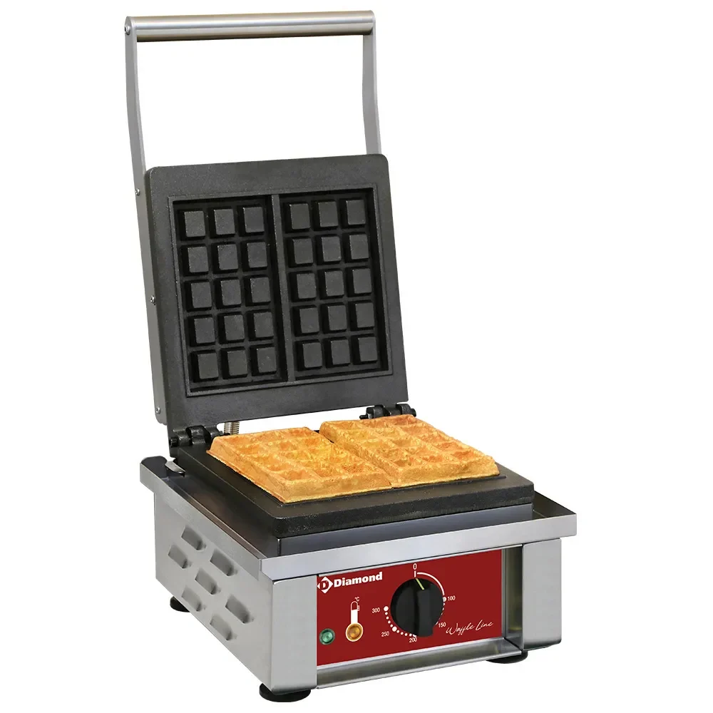 Elektrisch wafelijzer 2 platen, Type "Brussel"3x5" - Main Image