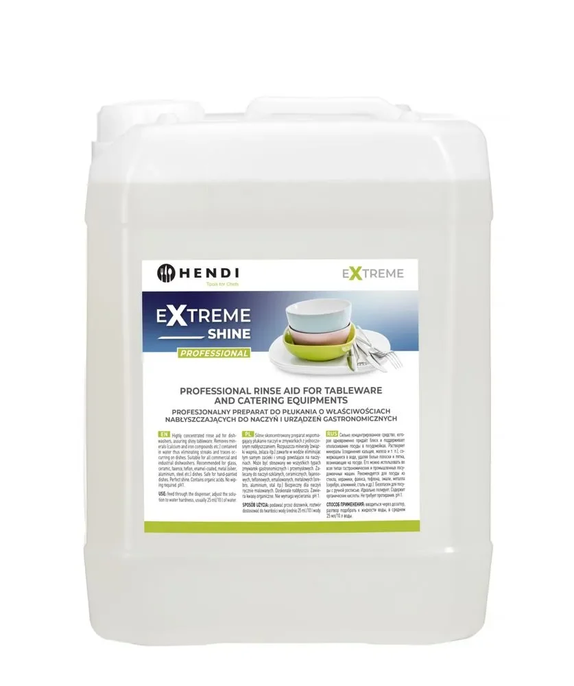 Extreme Shine Professionele naspoelmiddel voor vaatwerk en horeca-apparatuur - Main Image