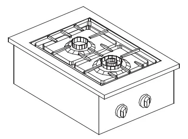 GAS KOOKUNIT 2 BR. 9KW - Main Image