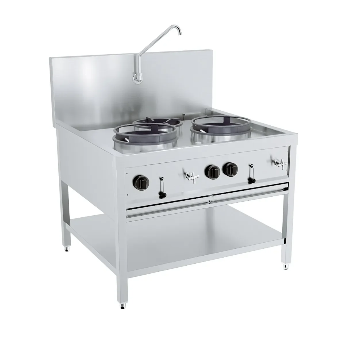 GAS WOKTAFEL 2X17KW + 1X9KW - Main Image