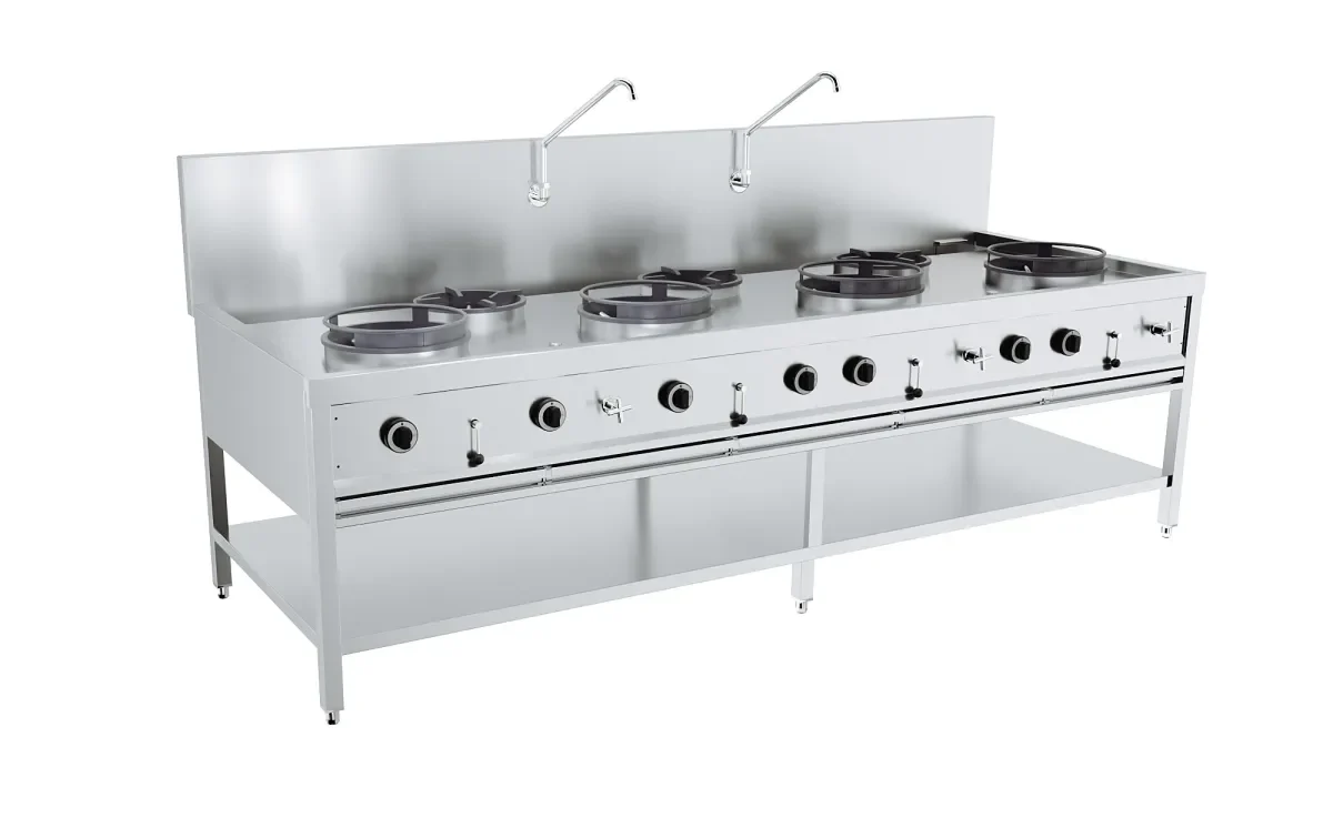GAS WOKTAFEL 4X17kW + 3X9kW - Main Image