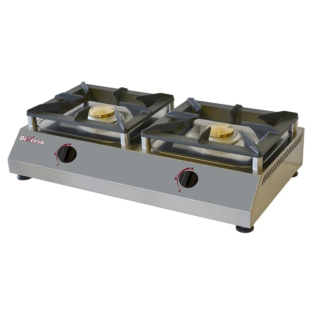 Gastafelfornuis met 2 branders 5 kW - Main Image