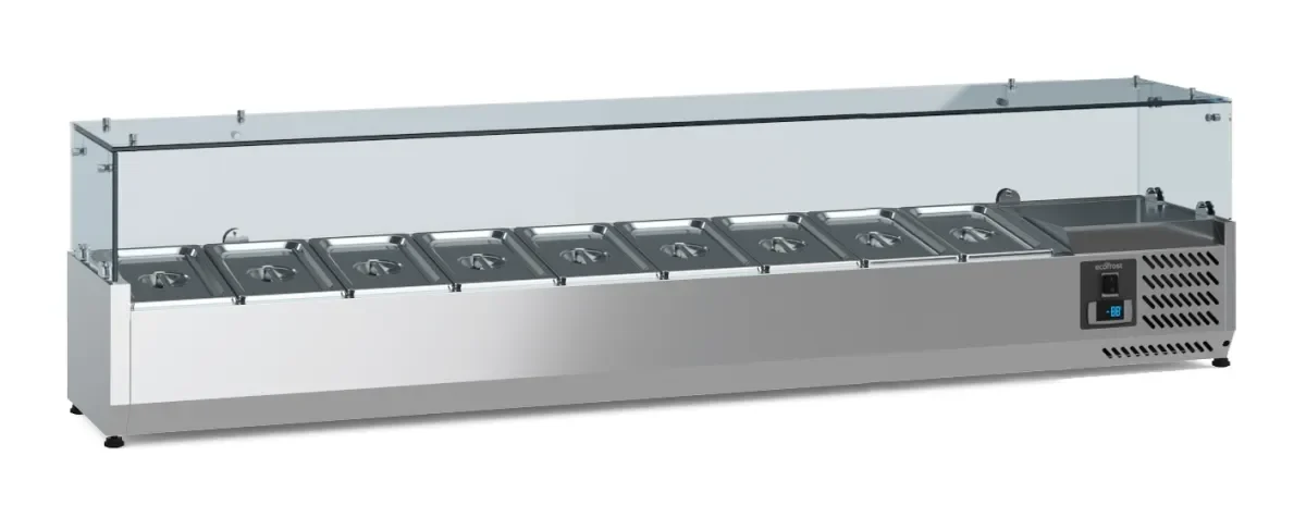 GEKOELDE OPZETVITRINE 1/3 GN x 9 - Main Image