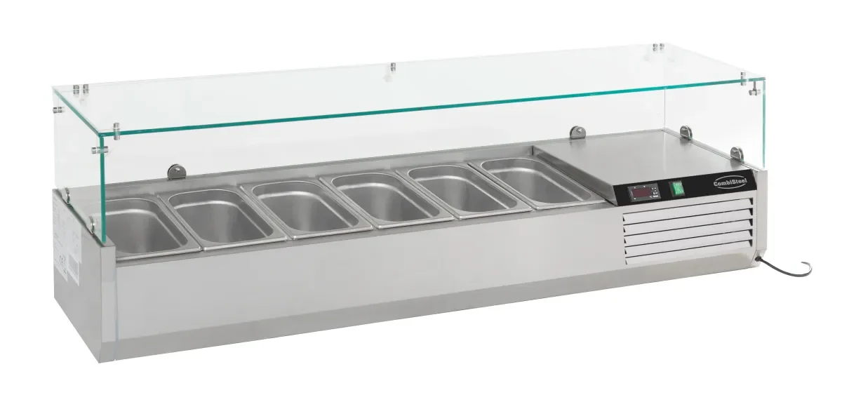 GEKOELDE OPZETVITRINE 1/4 GN x 6 - Main Image