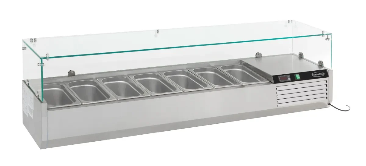 GEKOELDE OPZETVITRINE 1/4 GN x 7 - Main Image