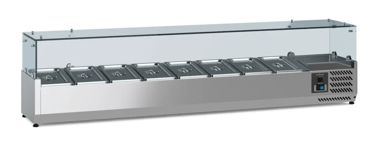 GEKOELDE OPZETVITRINE 1/4 GN x 8 - Main Image