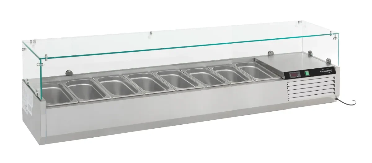 GEKOELDE OPZETVITRINE 1/4 GN x 8 - Main Image