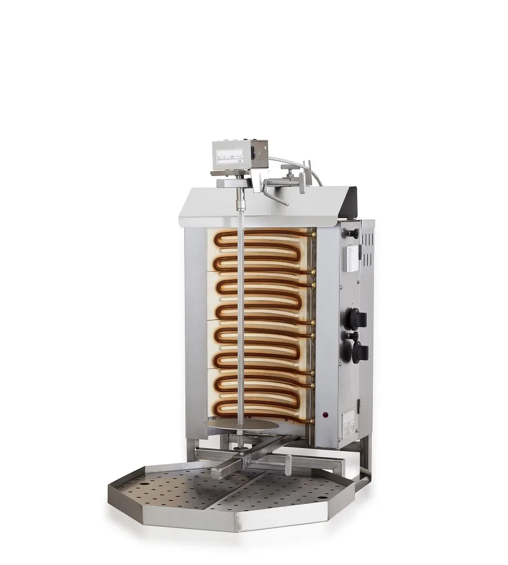 GYROS GRILL ELEKTRISCH MOTOR BOVEN 4 HITTEZONES - Main Image