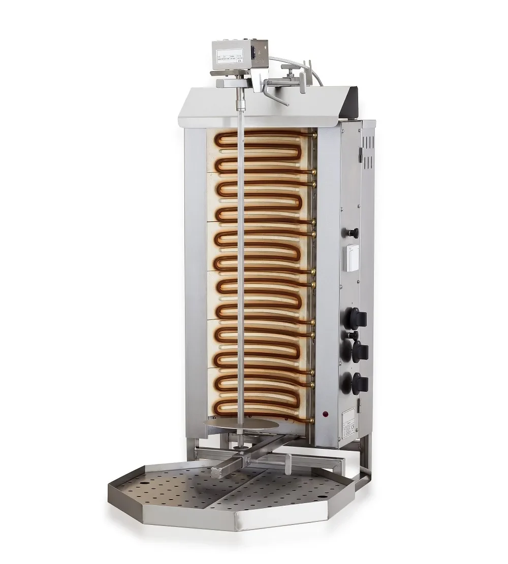 GYROS GRILL ELEKTRISCH MOTOR BOVEN 6 HITTEZONES - Main Image
