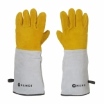 Hittebestendige leren barbecue handschoenen - 2 stuks - Image 2