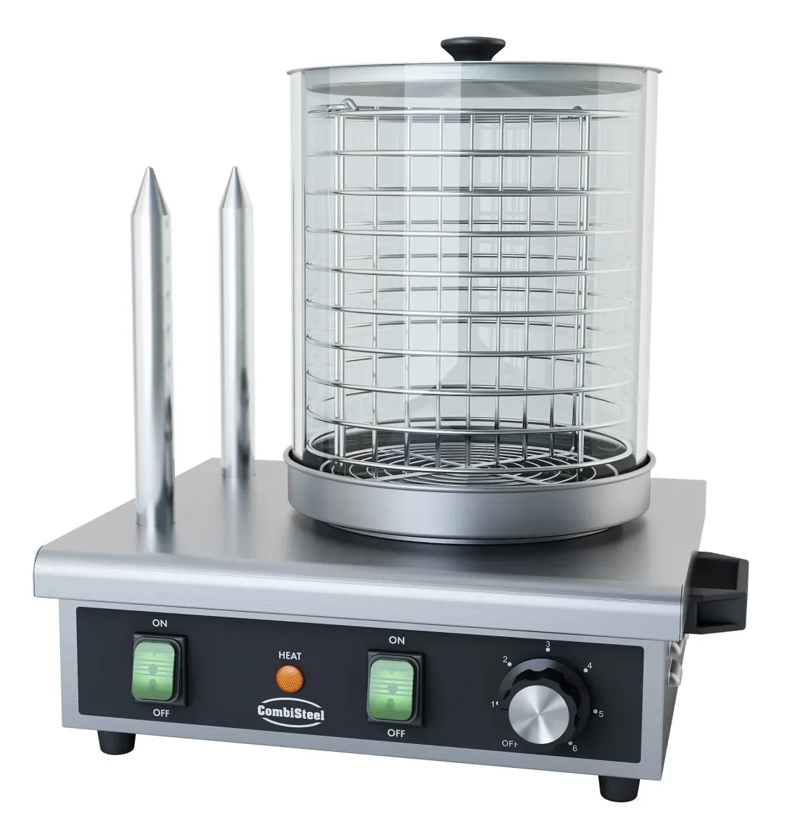 HOT DOG WARMER MET 2 BROOD VERWARMSTAVEN - Main Image