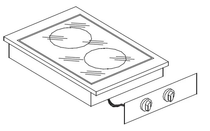 KERAMISCHE KOOKUNIT 2 ZONES - Main Image