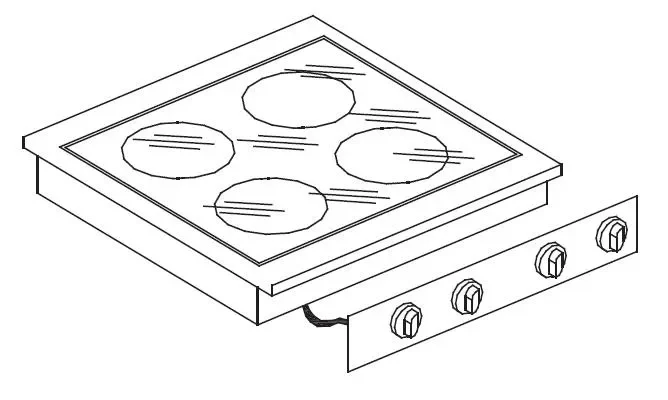 KERAMISCHE KOOKUNIT 4 ZONES - Main Image