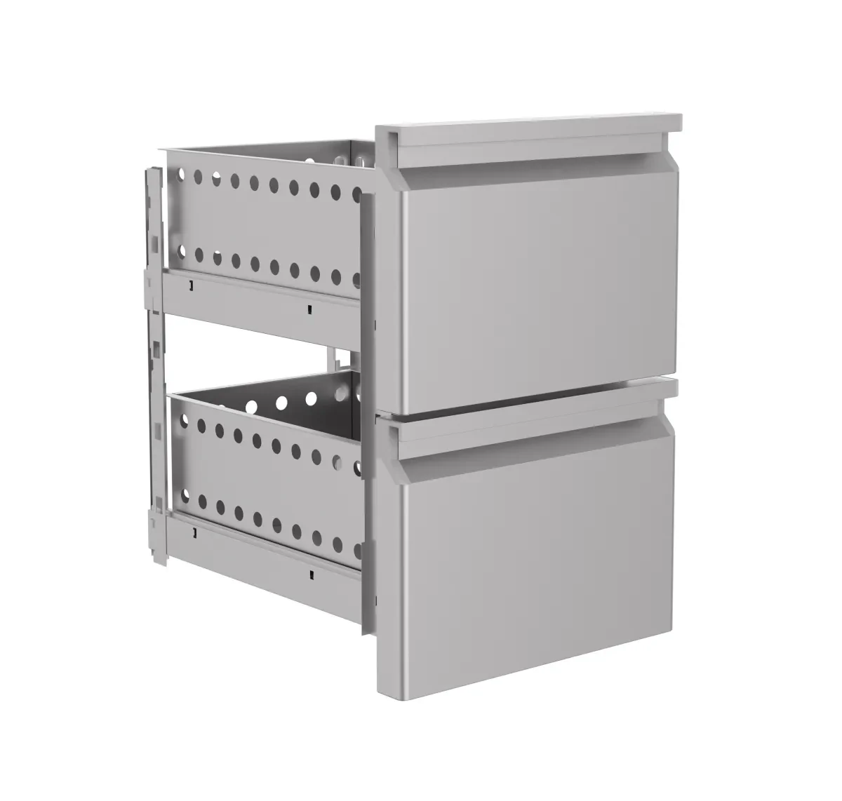 LADENBLOK 1/2 MONOBLOCK SOFT CLOSING Combisteel geeft geen garantie op het inbouwen van een ladeblok - Main Image