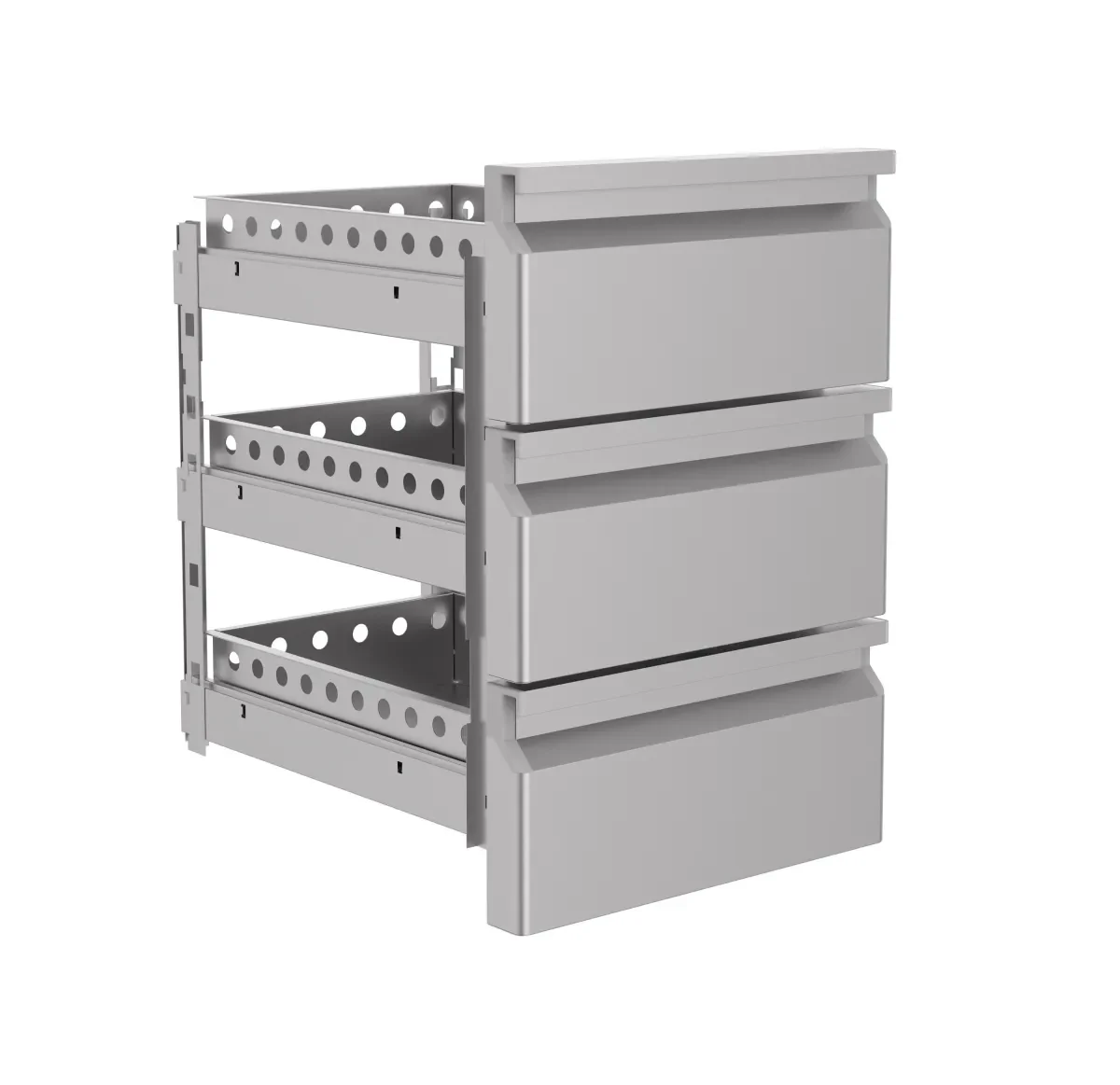 LADENBLOK 1/3 MONOBLOCK SOFT CLOSING Combisteel geeft geen garantie op het inbouwen van een ladeblok - Main Image
