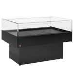 Panoramische gekoelde self-service toonbank - ZWART - Main Image