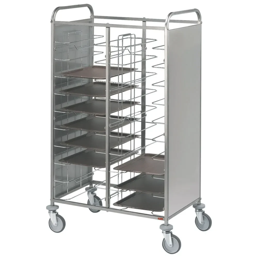 Universele silowagen, RVS, 2x 12 niv. - Main Image