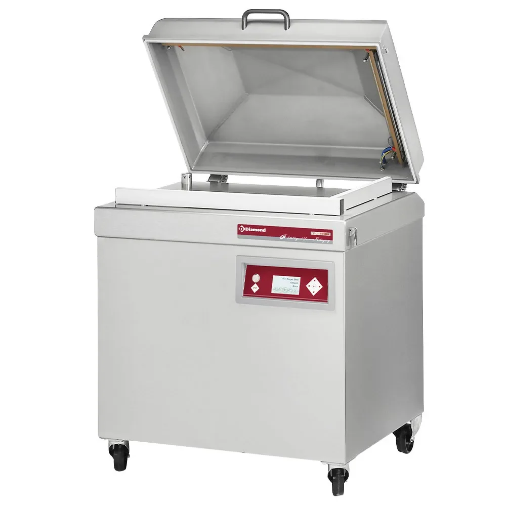Vacuümmachine, inox kamer 800x500xh200 mm - 100 m3/h LCD-scherm - Main Image