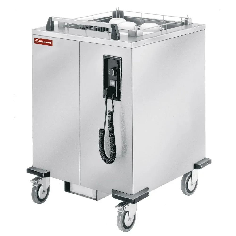 Verwarmde stapelkar met veren voor manden 500x500 mm - Main Image