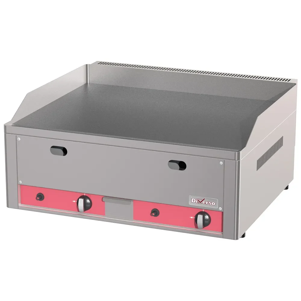 Vlakke braadplaat op gas 8 kW - Main Image