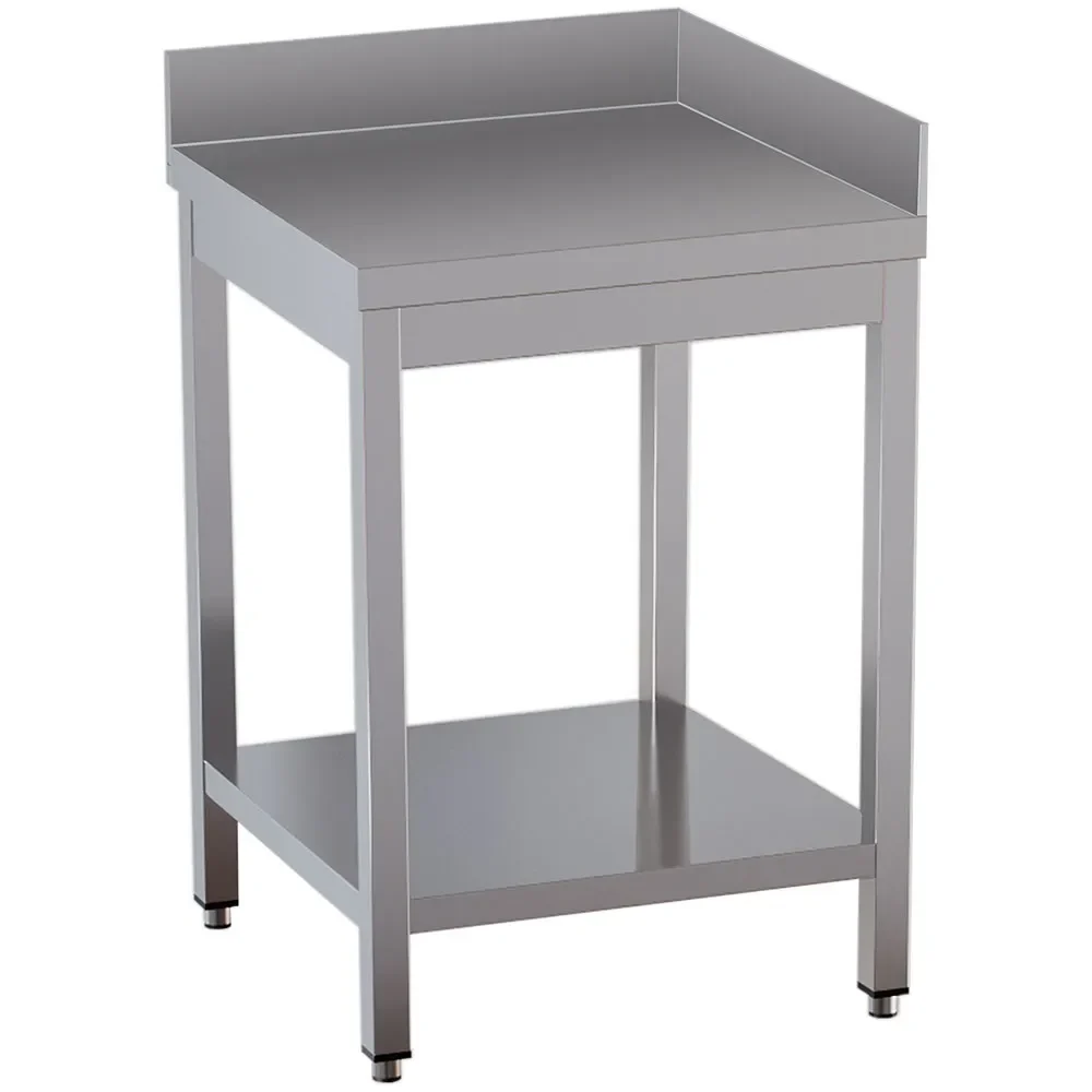 Werktafel 90° met onderlegplank en 2 achterranden - Main Image